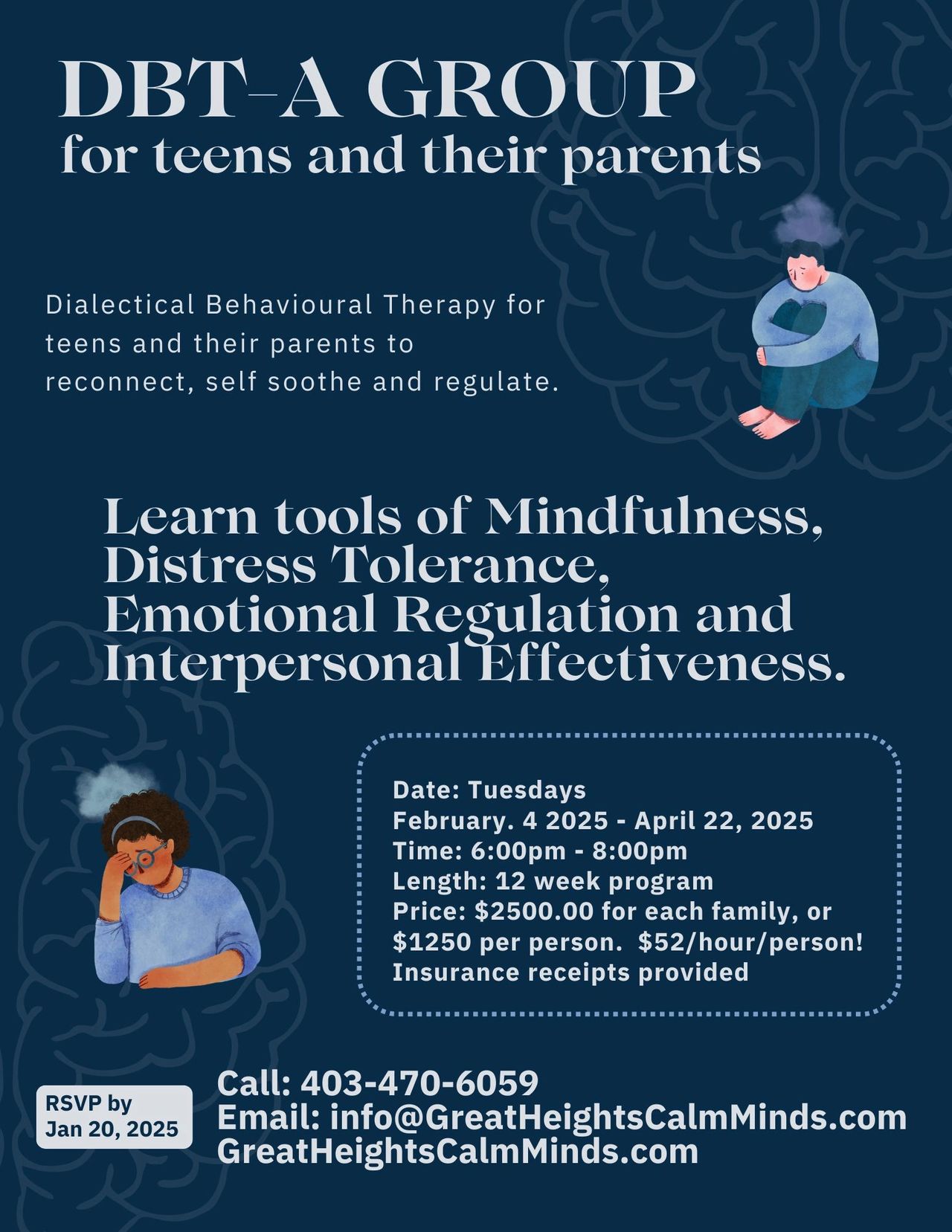 Join mindfulness and interpersonal effectiveness training for teens and parents online.
